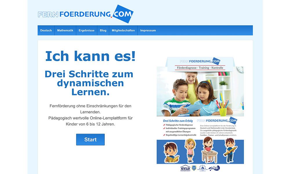 Fernförderung Deutsch und Mathematik